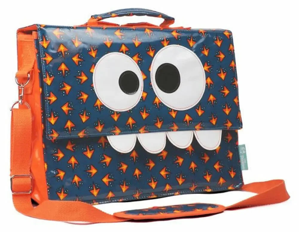 Les Skewies Hybrid Comets with Eyes Convertible Backpack To Shoulder Bag NWT